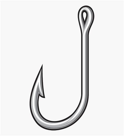 Free Fishing Hook Clip Art with No Background .